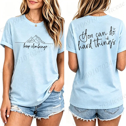Camiseta Keep Climbing Unissex