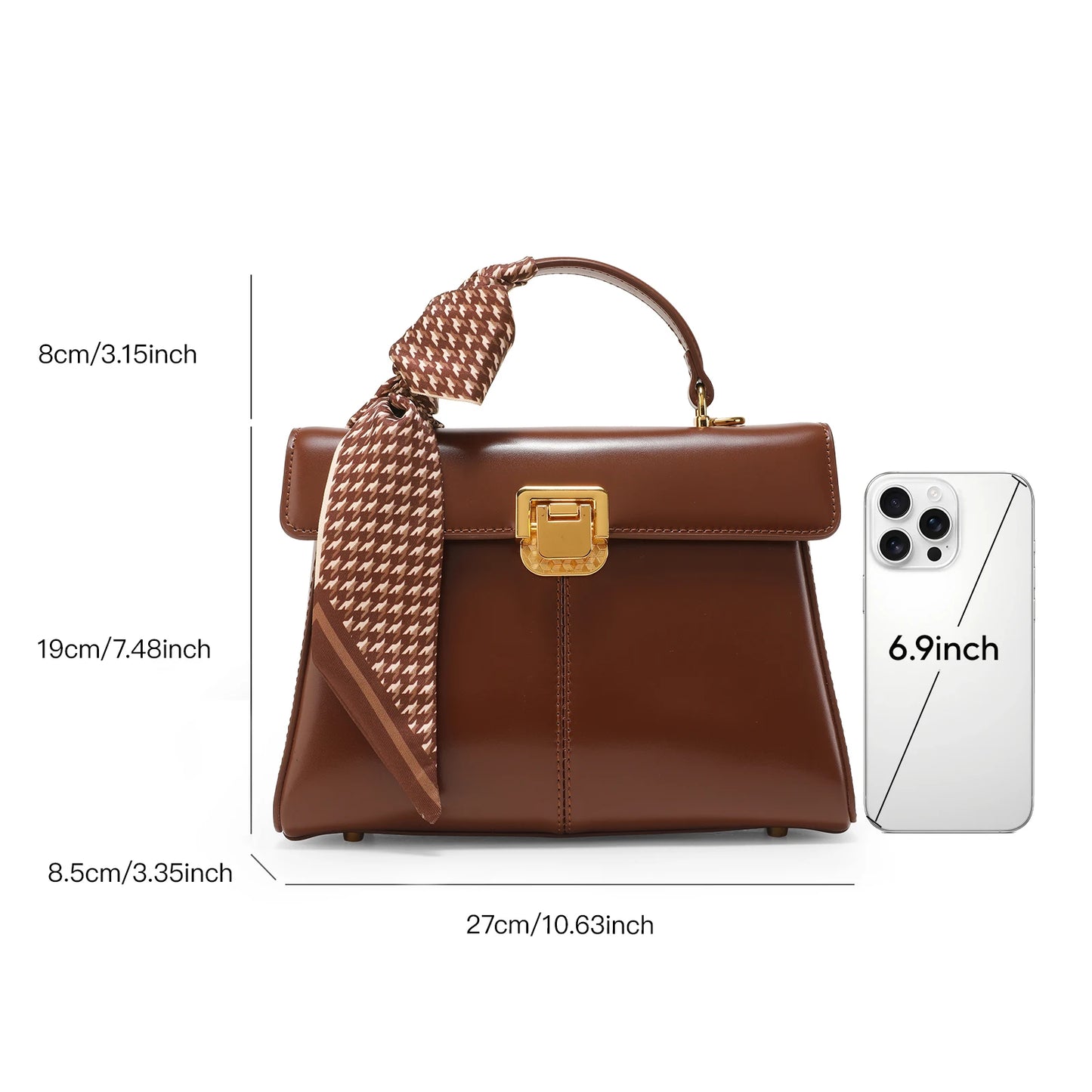 Bolsa Tote Feminina Grande Luxo Estampada de Ombro