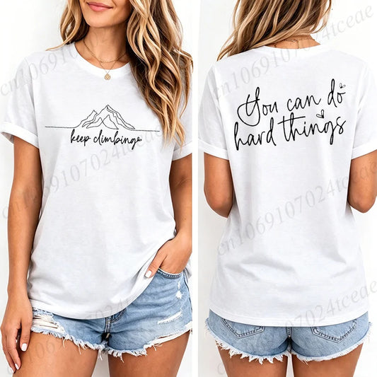 Camiseta Keep Climbing Unissex