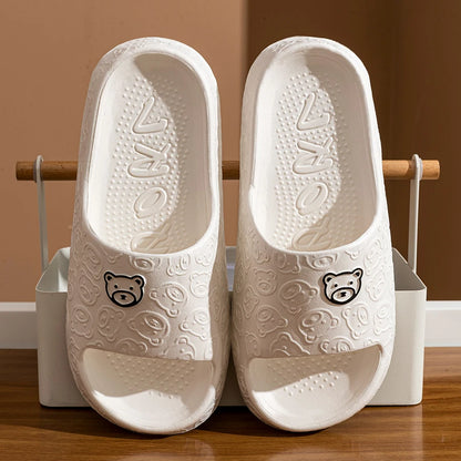 Chinelo Casual com Estampa de Ursinho