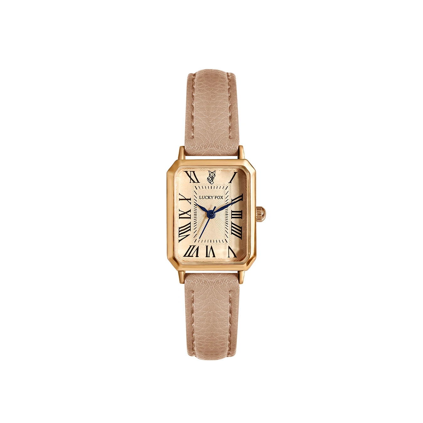 Relógio Feminino Vintage Quadrado em Couro