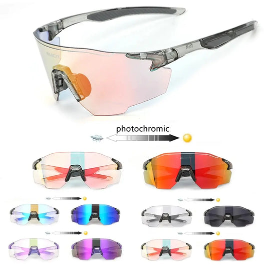 Óculos de Sol Fotocromático Polarizado UV400 para Ciclismo