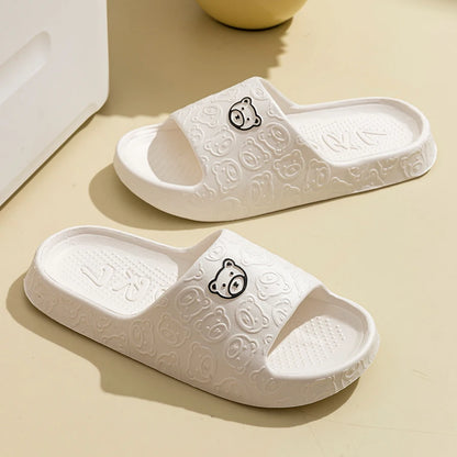 Chinelo Casual com Estampa de Ursinho