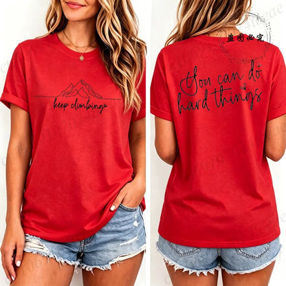 Camiseta Keep Climbing Unissex