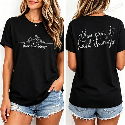 Camiseta Keep Climbing Unissex