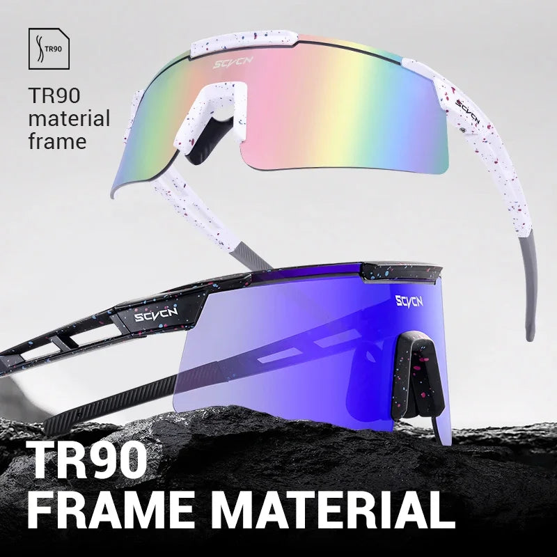 Óculos de Sol Esportivo UV400 para Ciclismo e Corrida