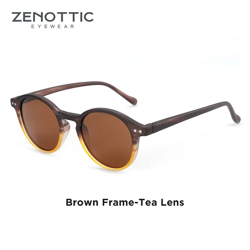 Óculos de Sol Redondo Retrô Polarizado UV400