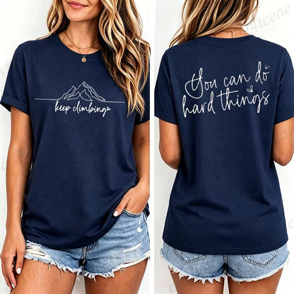 Camiseta Keep Climbing Unissex