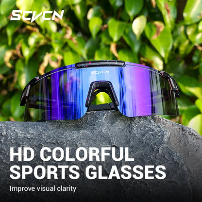 Óculos de Sol Esportivo UV400 para Ciclismo e Corrida
