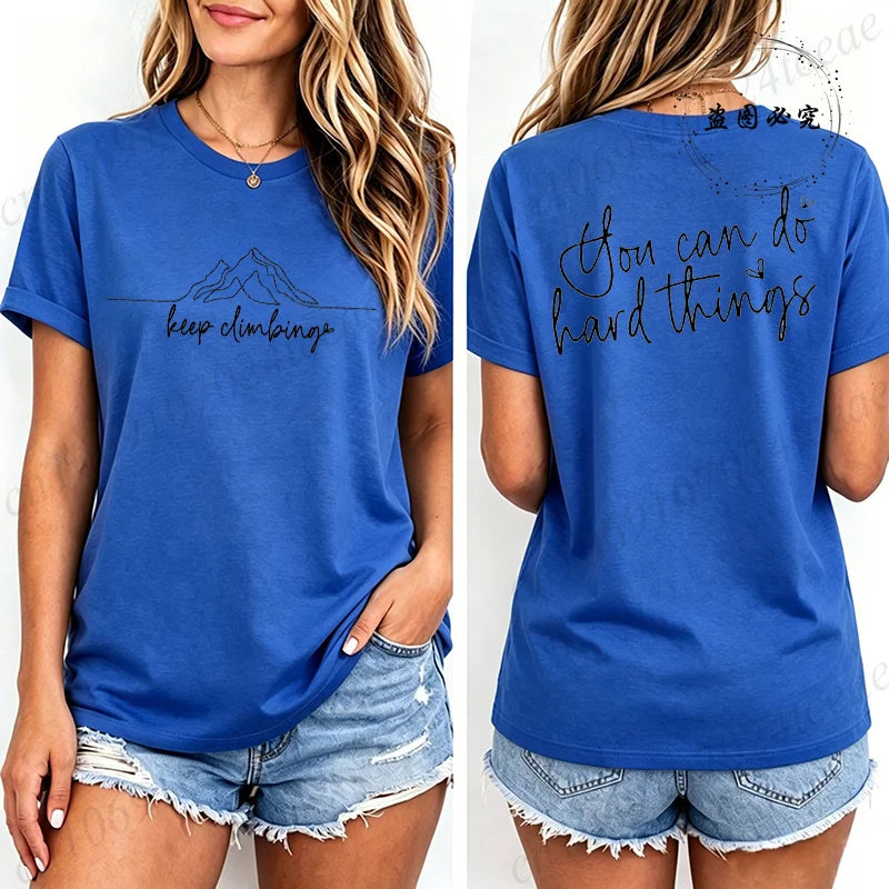 Camiseta Keep Climbing Unissex