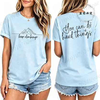 Camiseta Keep Climbing Unissex