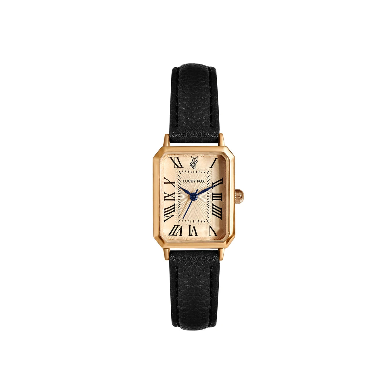 Relógio Feminino Vintage Quadrado em Couro