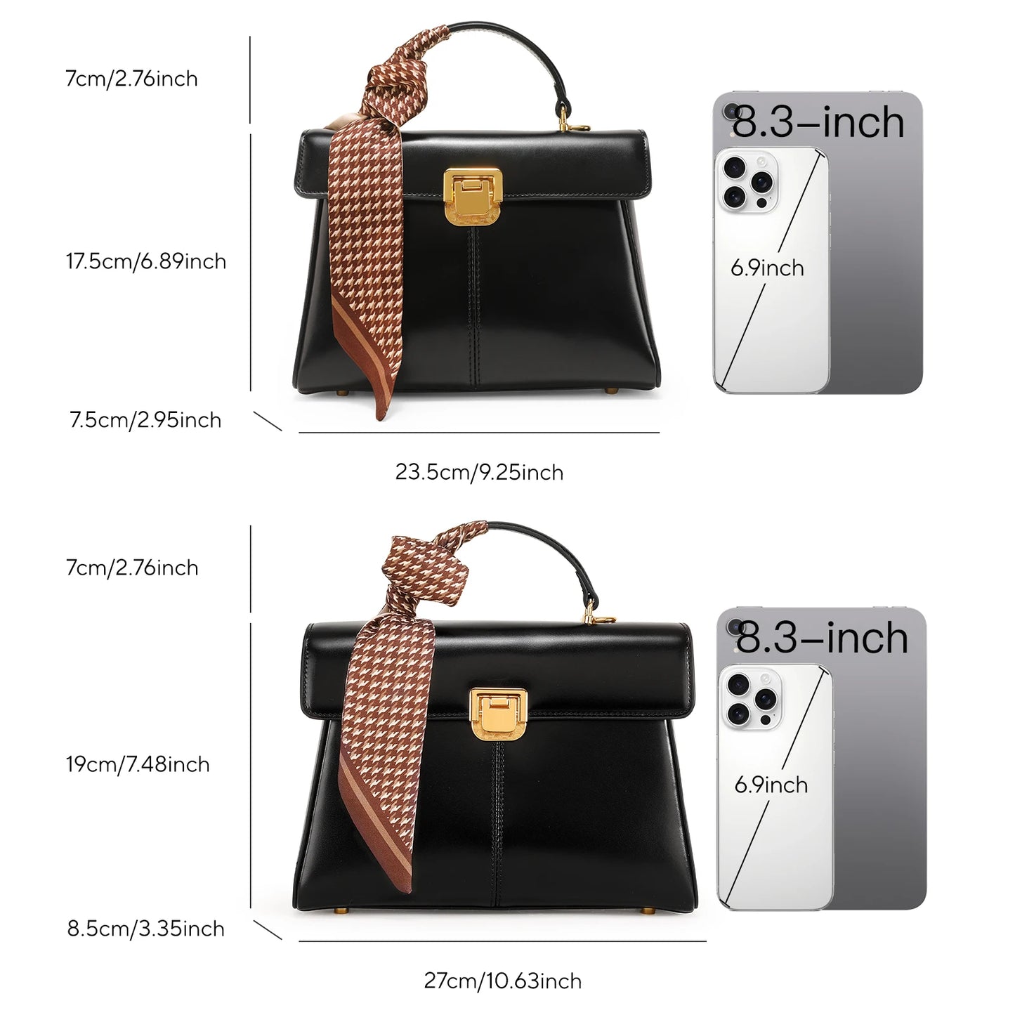 Bolsa Tote Feminina Grande Luxo Estampada de Ombro