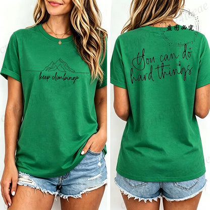 Camiseta Keep Climbing Unissex