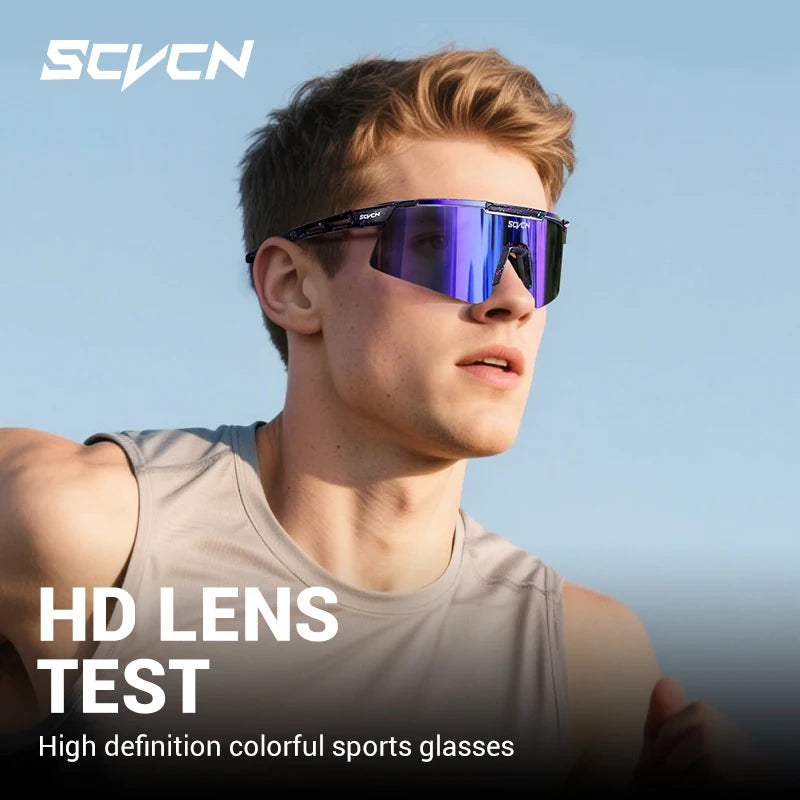 Óculos de Sol Esportivo UV400 para Ciclismo e Corrida