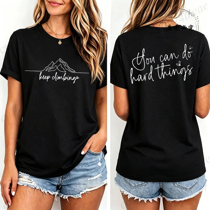 Camiseta Keep Climbing Unissex