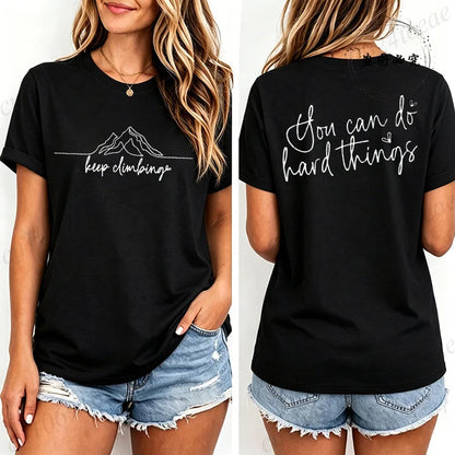 Camiseta Keep Climbing Unissex