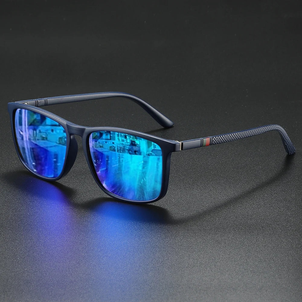 Óculos de Sol Quadrado Vintage Polarizado UV400