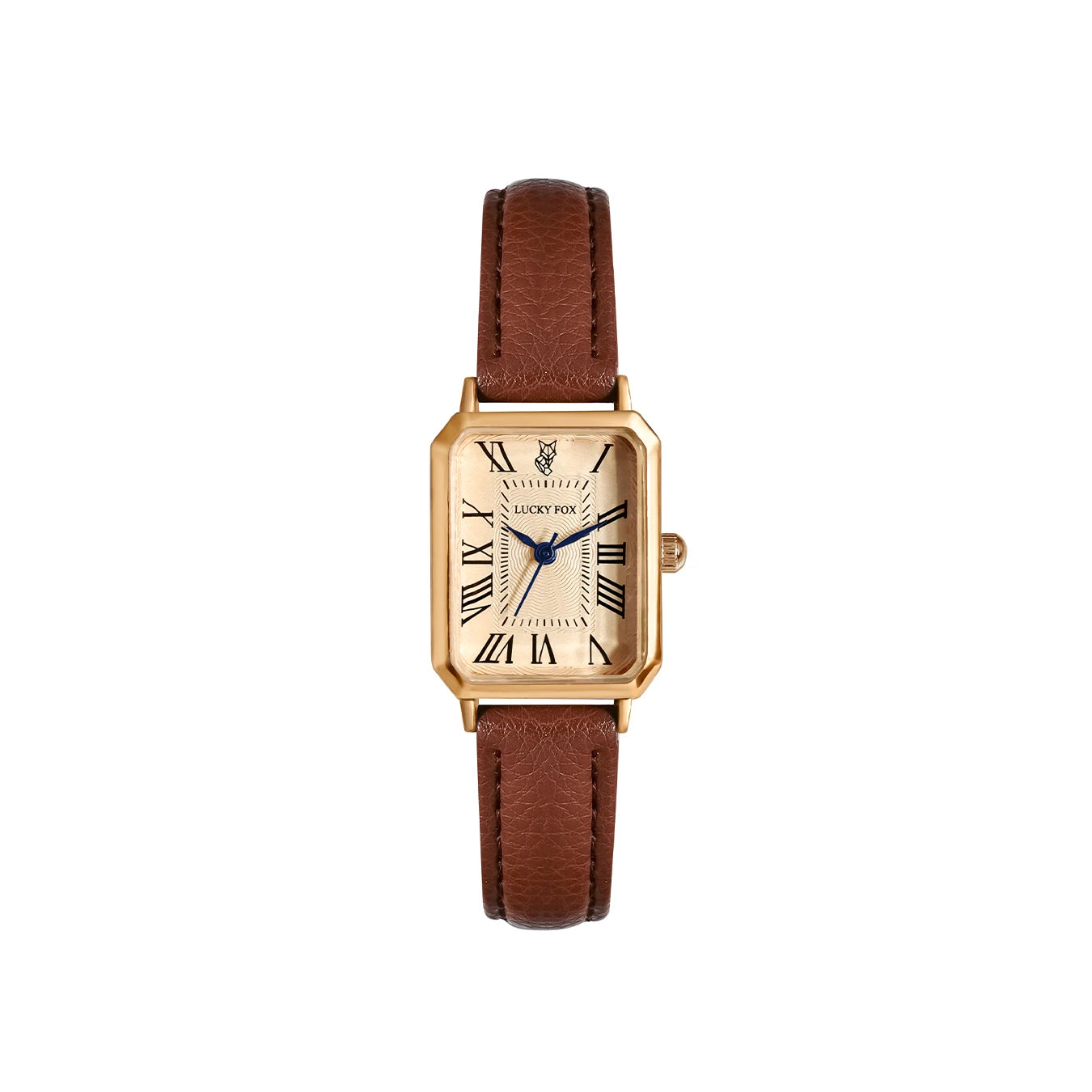 Relógio Feminino Vintage Quadrado em Couro
