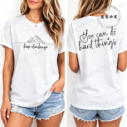 Camiseta Keep Climbing Unissex