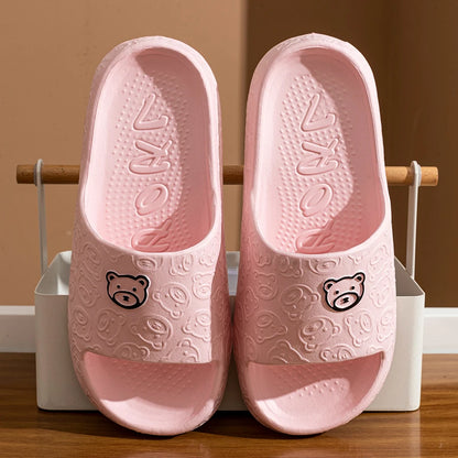 Chinelo Casual com Estampa de Ursinho