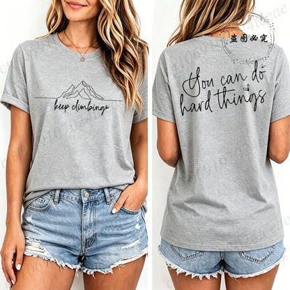 Camiseta Keep Climbing Unissex