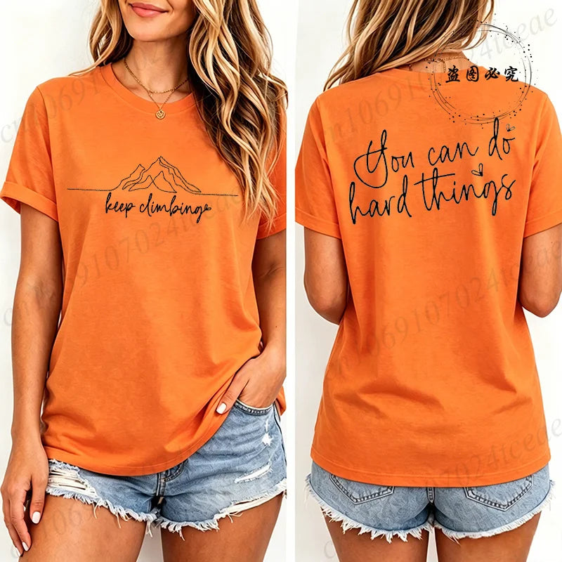 Camiseta Keep Climbing Unissex