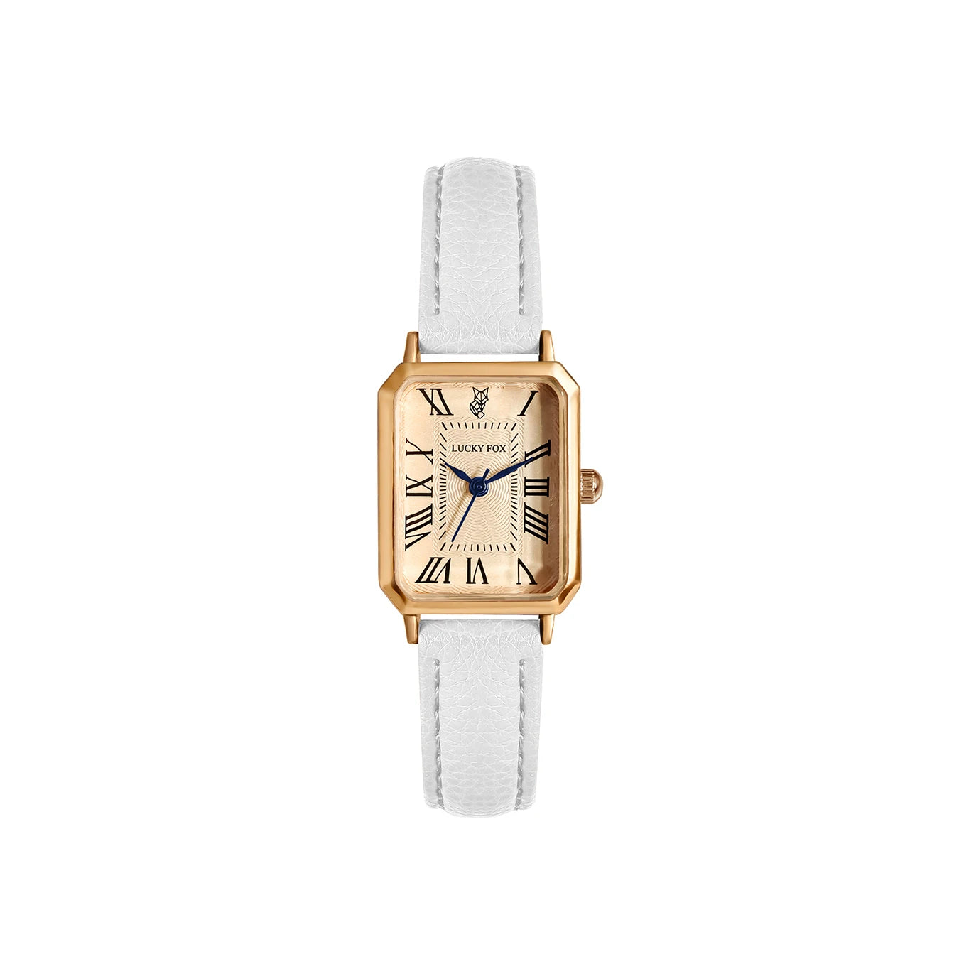 Relógio Feminino Vintage Quadrado em Couro