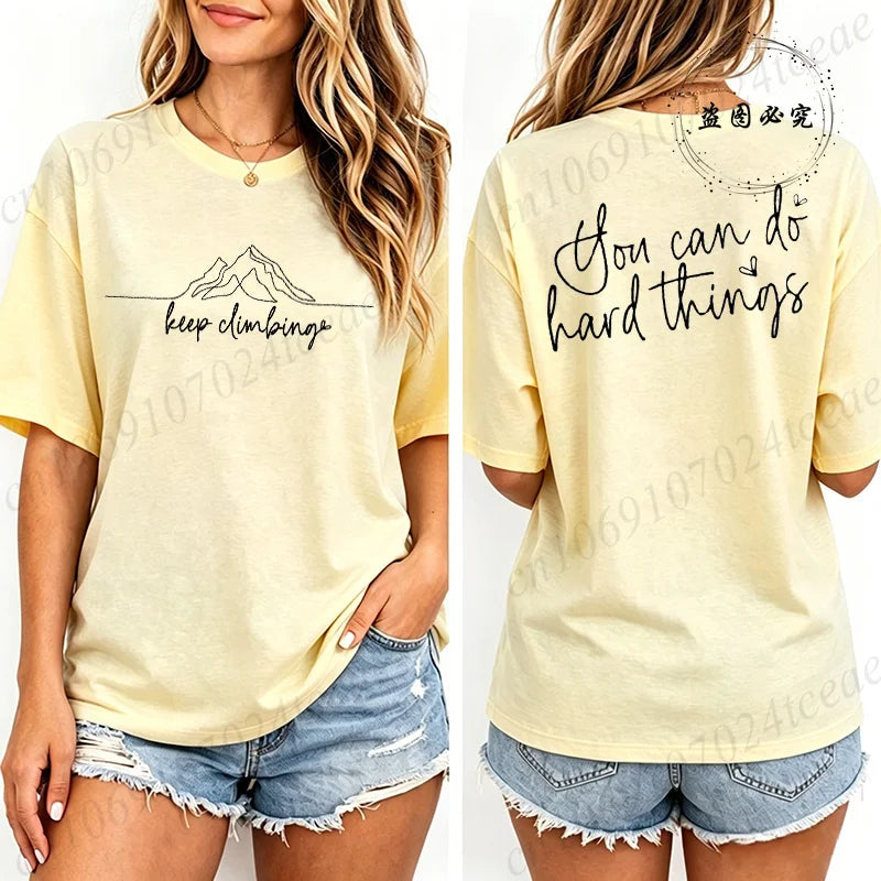 Camiseta Keep Climbing Unissex