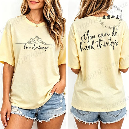 Camiseta Keep Climbing Unissex