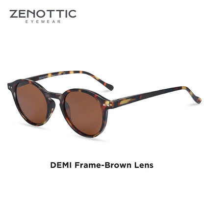 Óculos de Sol Redondo Retrô Polarizado UV400